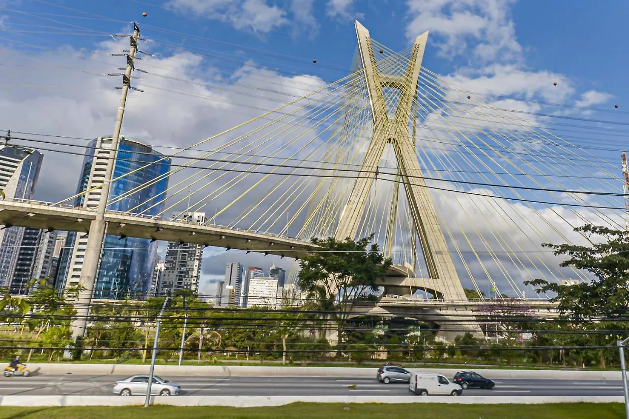Flat Com Wifi Ao Lado Da Ponte Estaiada Sp Apartamento São Paulo